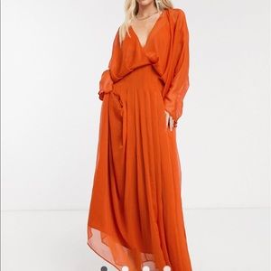 Dolman Sleeve Maxi Dress